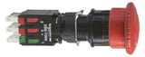 Schneider XB6AS8349B NOT-HALT/NOT-AUS Taster 1S2Ö rot 30mm rund Drehentr.
