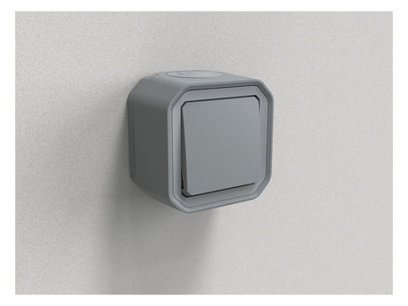 Legrand 069711L Plexo New FRAP Wechselschalter 10 AX Steckkl.IK08 Grau