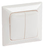 Legrand 776162 Wippe Serie volle Platte Creo ultraweiß