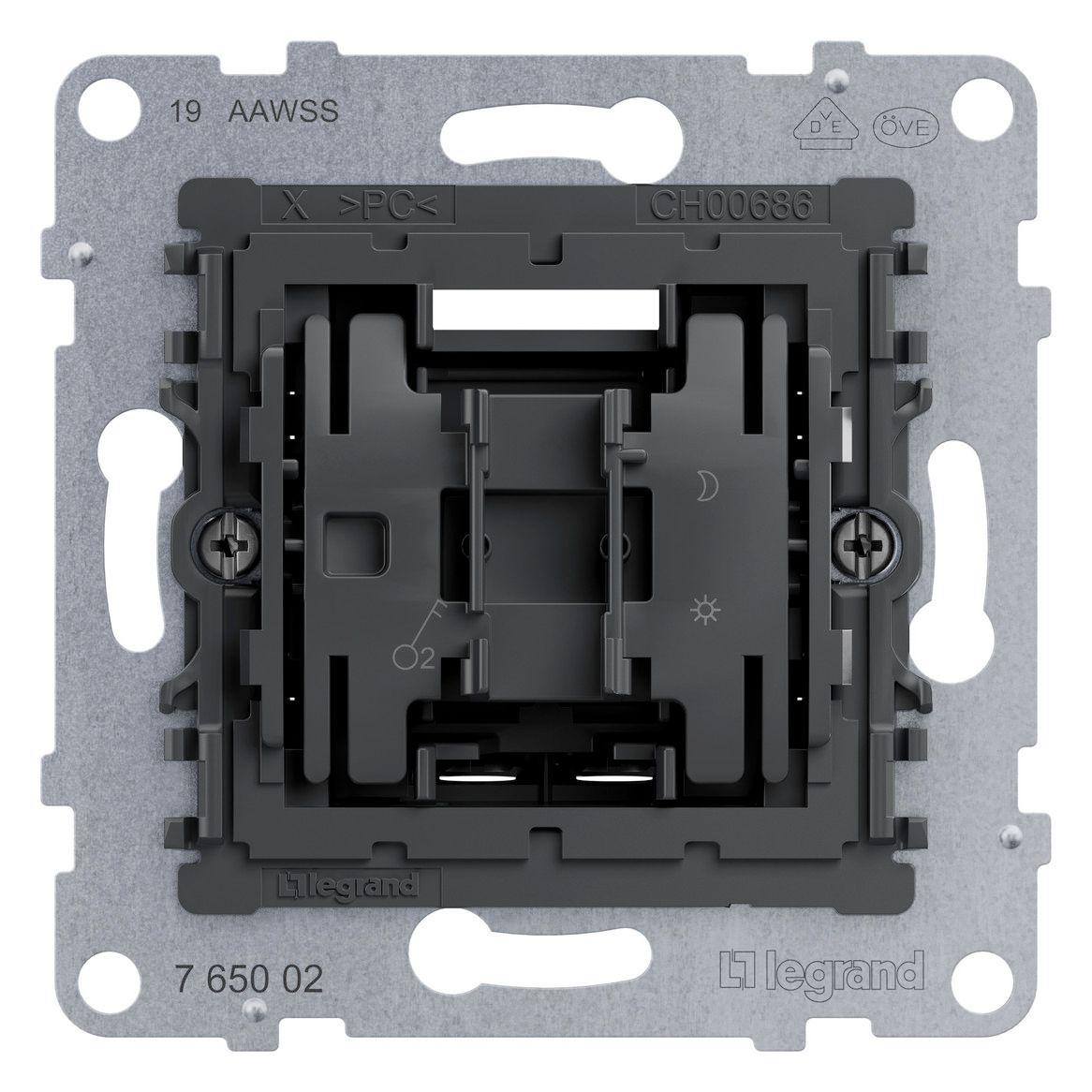 Legrand 765002 SEANO Einsatz 2-poliger Schalter 10AX SK