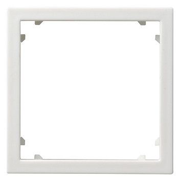 GIRA 028303 Adapterrahmen quadratisch Reinweiß glänzend