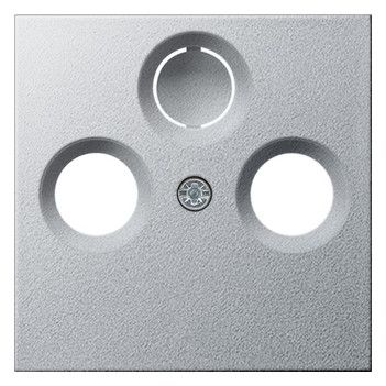 GIRA 086926 Abdeckung Koaxial-Antennen- steckdose System 55 Farbe Alu