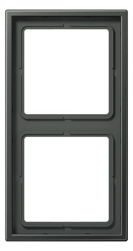 Jung AL2982AN Rahmen 2fach LS/FD-design Aluminium anthrazit