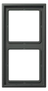 Jung AL2982AN Rahmen 2fach LS/FD-design Aluminium anthrazit