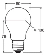 Ledvance LED CLASSIC A DIM P 7W 840 FIL FR E27 806lm 4000K LED-Glühlampe