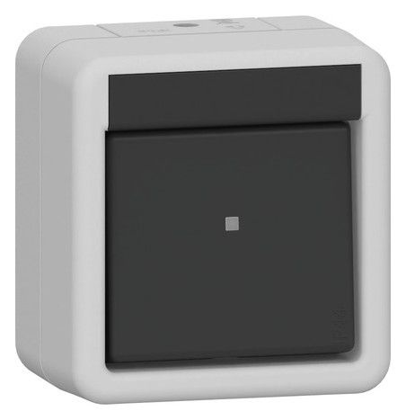 GIRA 310730 Wippschalter Kreuz WG AP IP44 Grau