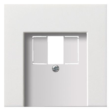 GIRA 0276112 Abdeckung TAE USB Reinweiß glänzend