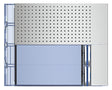 Bticino 351021 Frontblende Basis Lautsprecher 2RT Allmetal