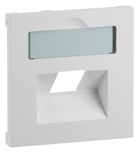 Legrand 765158 SEANO Abdeckung 1x RJ45 f Datendosen Fremdfabrikate Ultraweiß