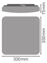 Ledvance SF SQUARE 330 V 24W 3CCT IP44 Wand- und Deckenleuchte m.IP44