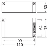 Osram PTi 70W 220-240V S UNV1 110x75x30 POWERTRONIC Vorschaltgerät