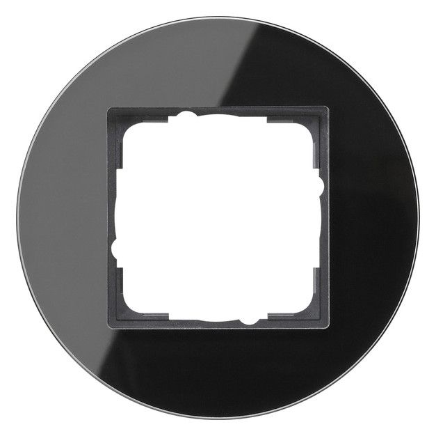 GIRA 0211135 Abdeckrahmen 1fach Studio Glas Schwarz