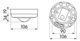 BEG 92219 PD3N-1C-AP Micro weiß LUXOMAT Decken-Bewegungsmelder