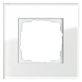GIRA 021112 Abdeckrahmen 1fach Esprit Weiß Glas