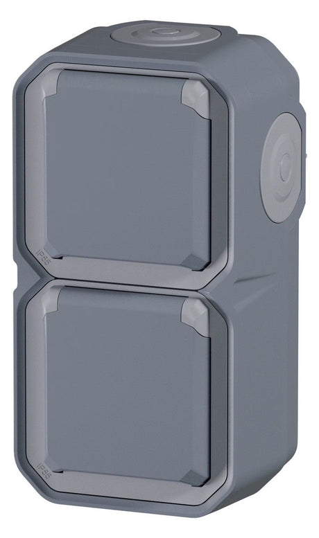 Legrand 069744L Plexo New FRAP 2f vorverdrah SSDO vertikal Steckkl.EB IP44