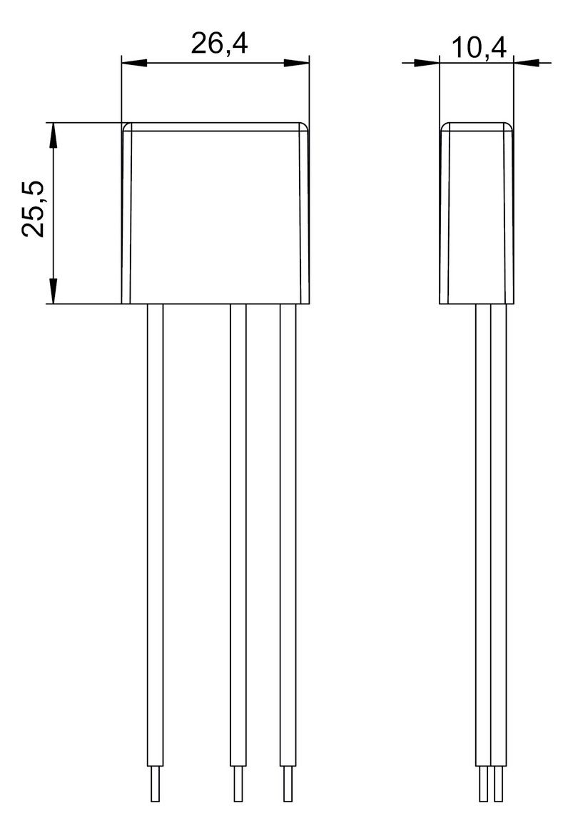 Theben DIMAX 540 plus B Mini-Univ.dimmer UP 150W LED R- u.C-Lasten o.Neu 5400130