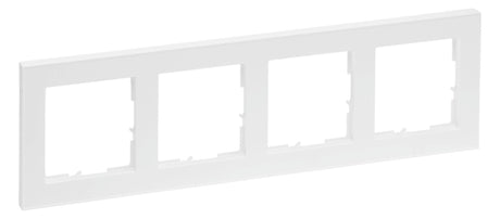 Legrand 765184 SEANO+4-fach Rahmen in der Farbausführung Ultraweiß