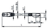 TEGA 100008981 Patchkabel S/FTP Cat.6a Grau