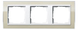 GIRA 0213773 Abdeckrahmen 3fach Zwischen rahmen RW gl. Event Klar Sand