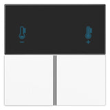 Jung LS4093TSAWW KNX Tastensatz kpl f.Raumcontrollermodul LS/FD alpinweiß