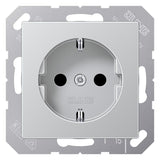 Jung A1520AL SCHUKO Steckdose Serie A aluminium