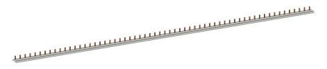 ABB PS1/60 Phasenschiene 1Ph.,60Pins,10mm²