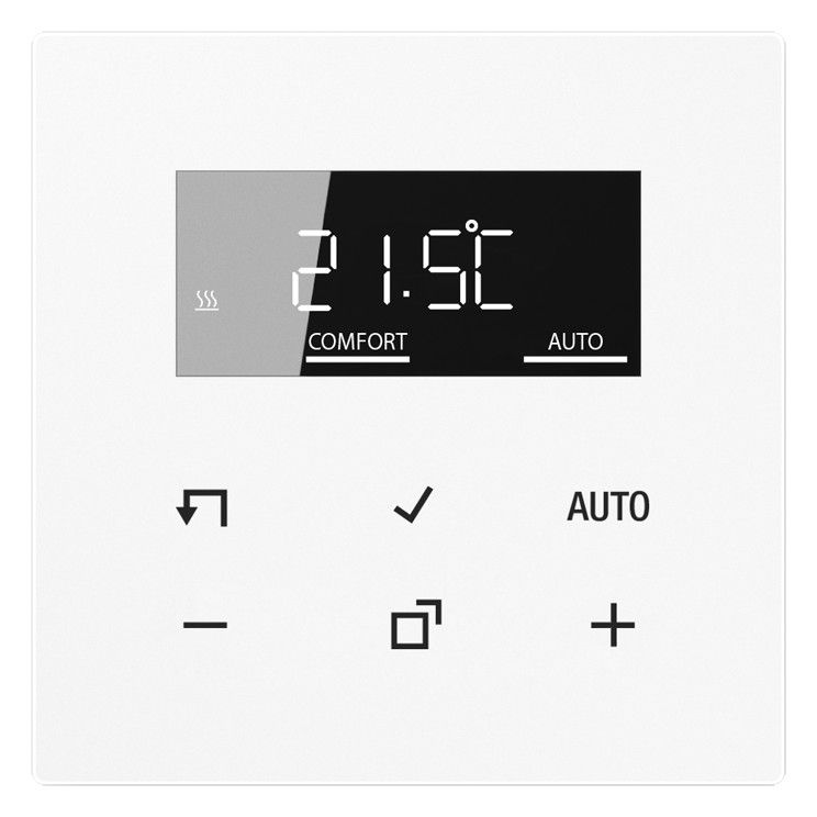 Jung TRDLS1790WW Raumtemperaturregler m. Display Standar