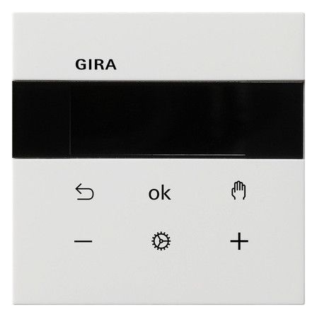 GIRA 5393112 S3000 Raumtemperaturregler Reinweiß glänzend