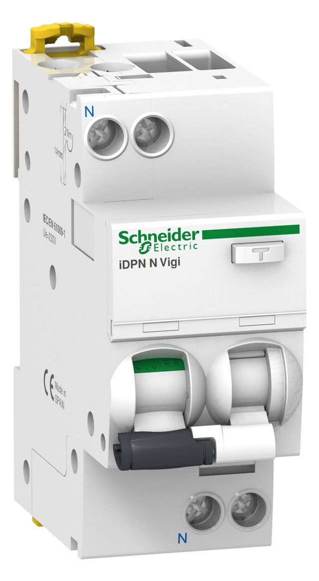 Schneider A9D56610 Fi/LS-Schalter iDPNN Vigi 1p+N 10A 30mA Typ A