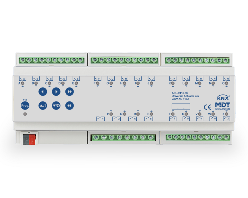 MDT AKU-2416.03 Universalaktor 24fach 12 TE REG 230 V AC 16 A