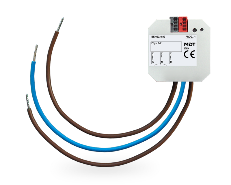 MDT BE-02230.02 Tasterinterface Unterputzgerät Eingänge für Steuersignale 230 V AC 2fach