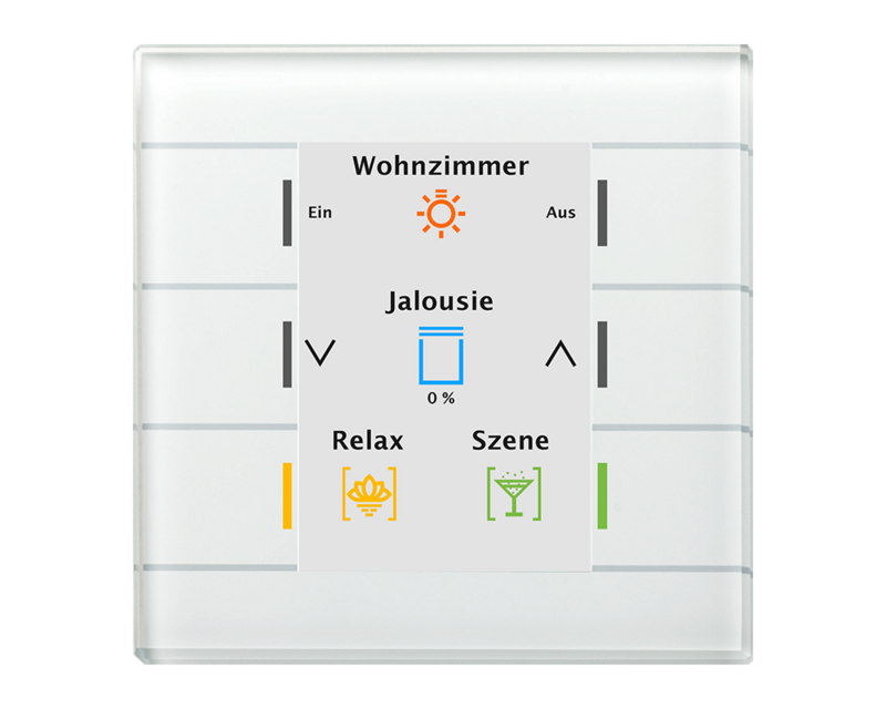 MDT BE-GT20W.02 Glastaster II Smart Weiß