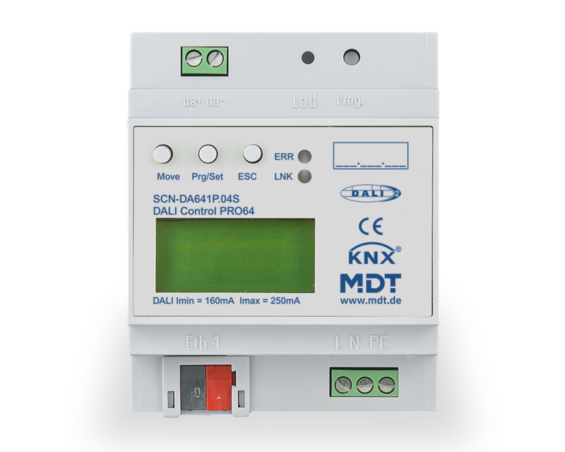 MDT SCN-DA641P.04S DALI Control PRO64 Gateway 4 TE REG