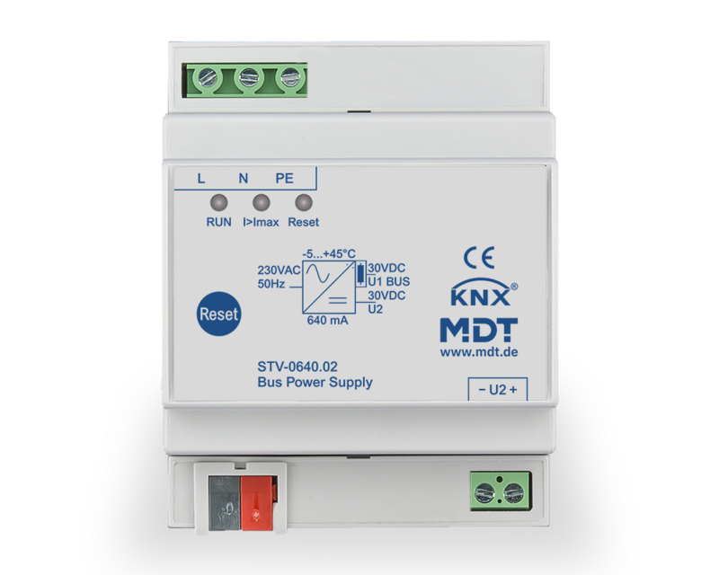 MDT STV-0640.02 Busspannungsversorgung 4 TE REG 640 mA