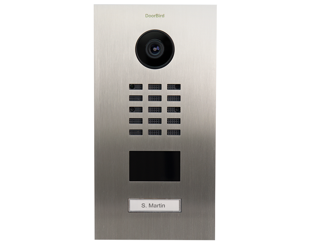 DOORBIRD D2101 IP Video Türstation Edelstahl V2A, gebürstet