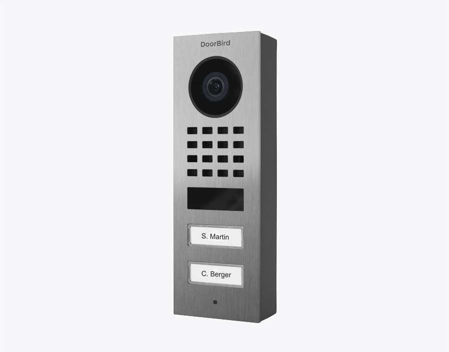 DOORBIRD D1102V Aufputz IP Video Türstation Edelstahl V2A, gebürstet