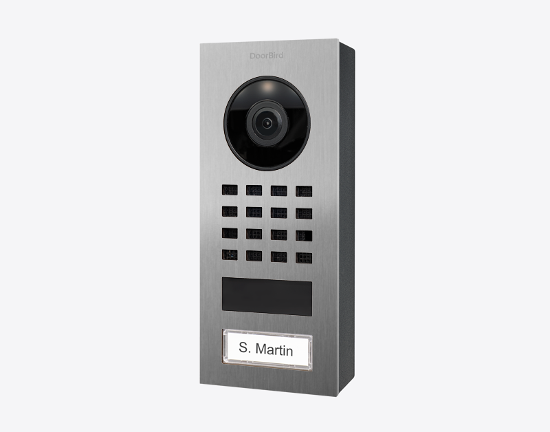 DOORBIRD D1101V Aufputz IP Video Türstation Edelstahl V2A, gebürstet