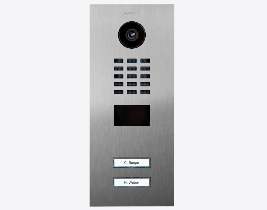 DOORBIRD D2102 IP Video Türstation Edelstahl V2A, gebürstet